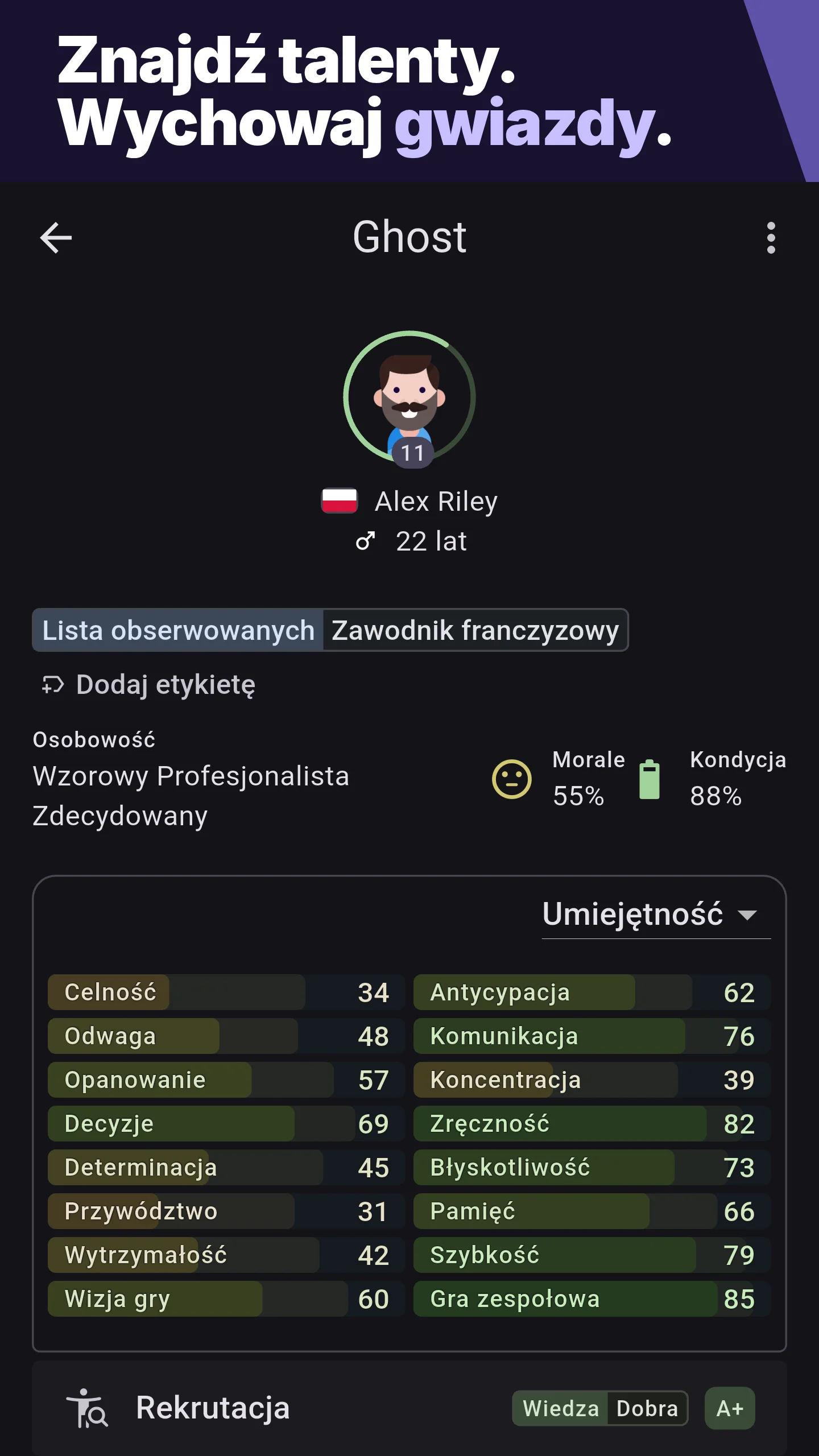 Znajdź talenty. Wychowaj gwiazdy.