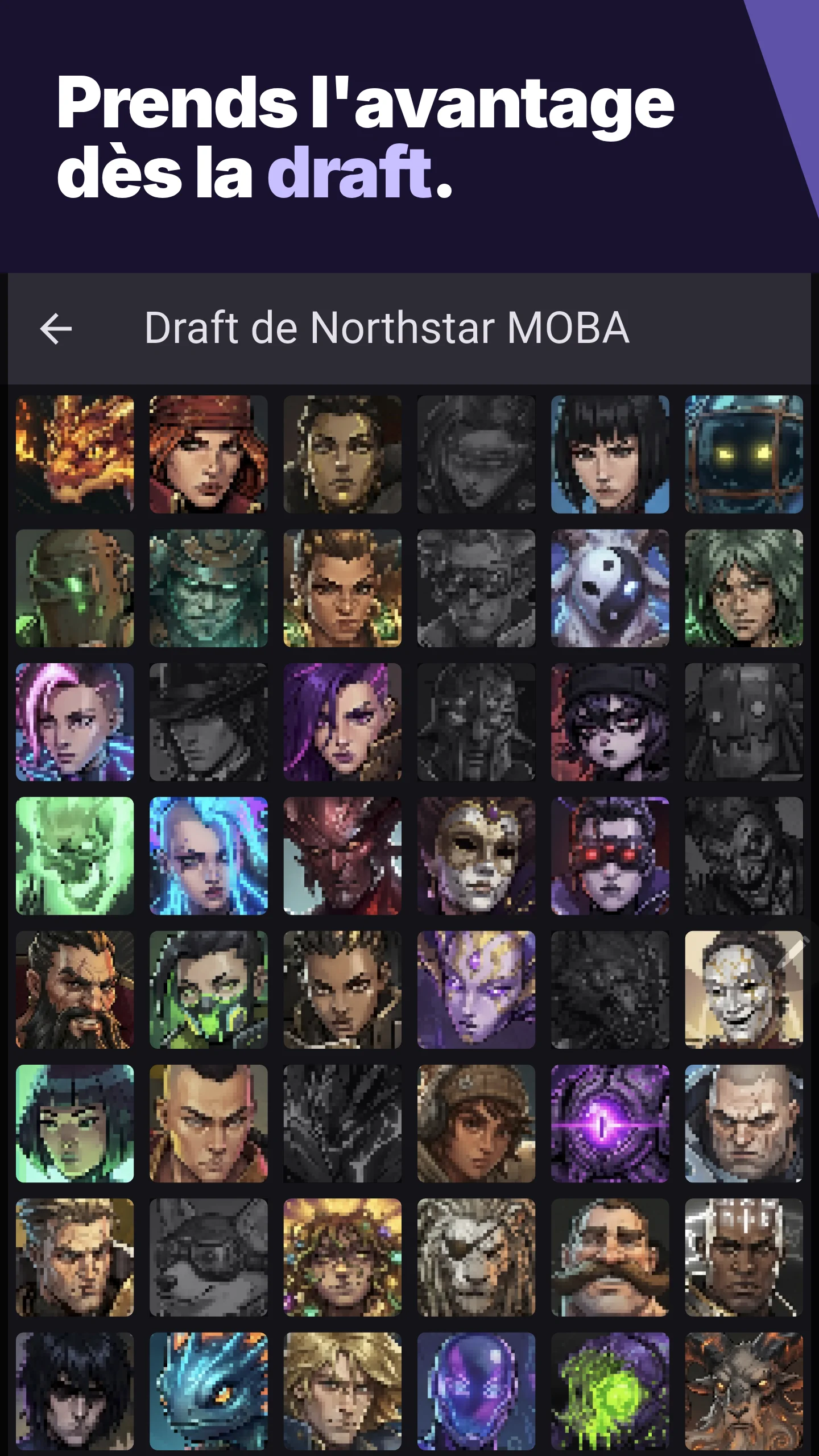Prends l'avantage dès la draft.