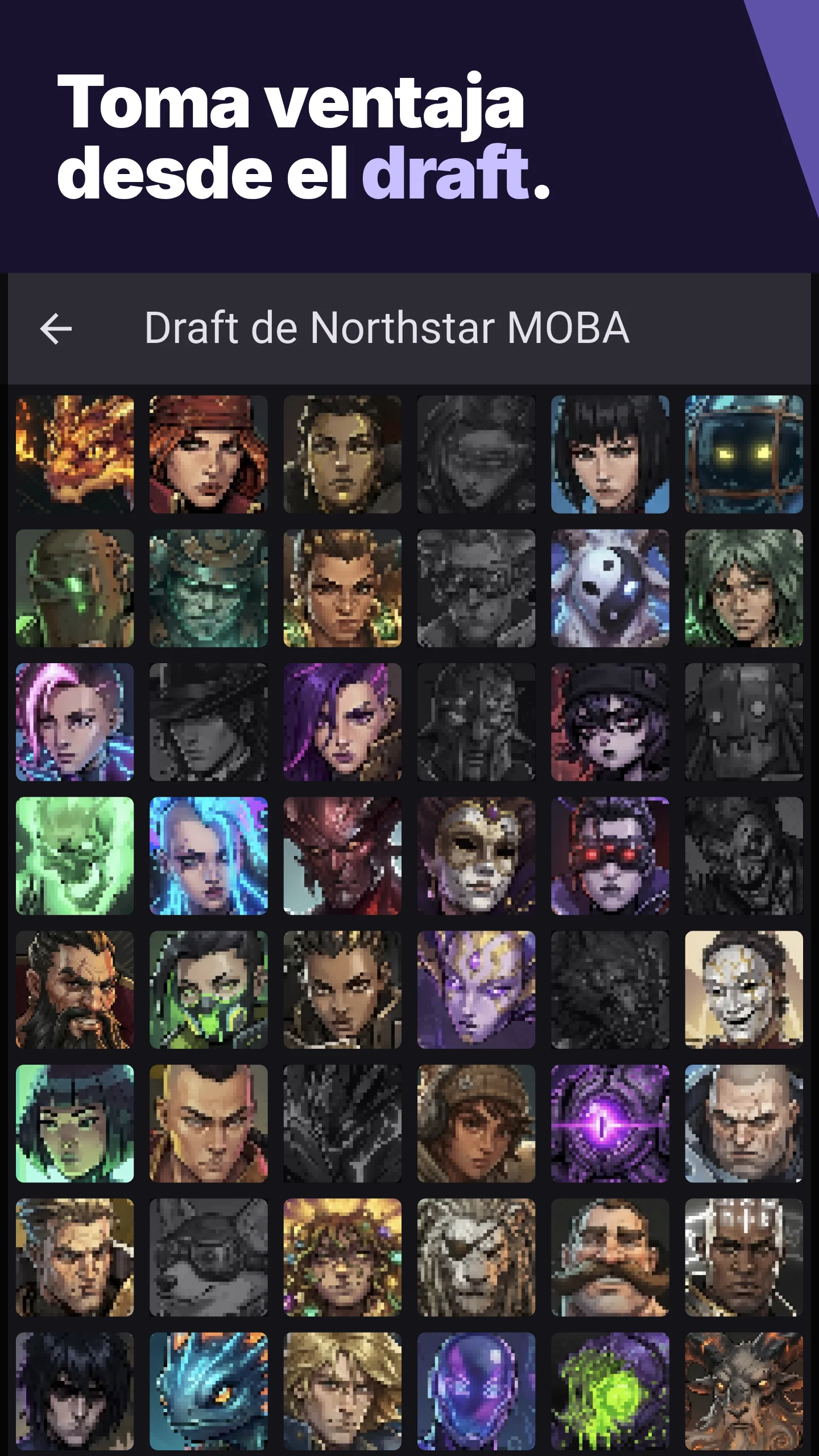 Toma ventaja desde el draft.